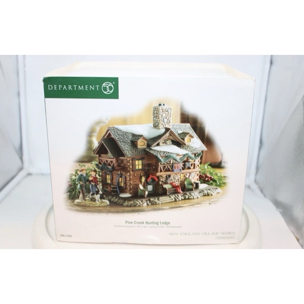 Dept 56 New England Village - Pine Creek Hunting Lodge